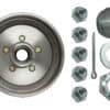 Hub/Drum Assembly - Loaded (3,500 lb. capacity, 5 lug, 4.5", 1/2"-20, for 10" Brake) (48-979550) - Image 7