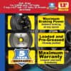 Hub/Drum Assembly - Loaded (3,500 lb. capacity, 5 lug, 4.5", 1/2"-20, for 10" Brake) (48-979550) - Image 3