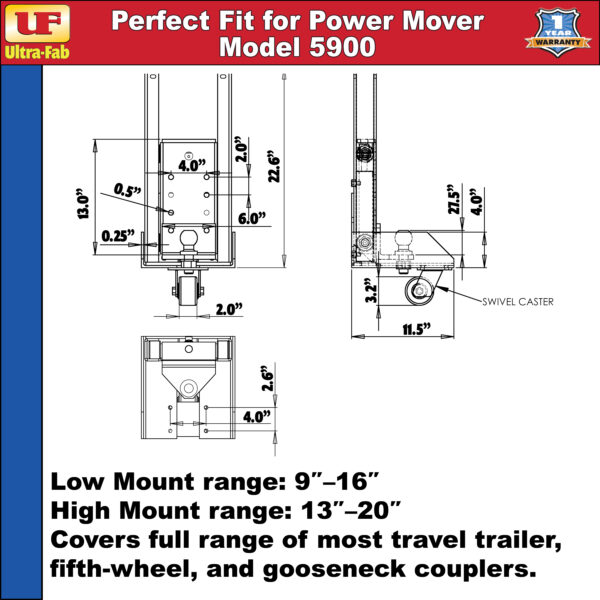Hydraulic lift (41-800125) Ultra-Fab Products - Image 4